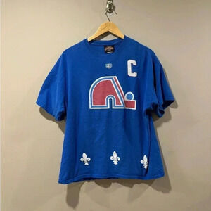 Joe Sakic Quebec Nordiques NHL  Old Time Hockey T-Shirt